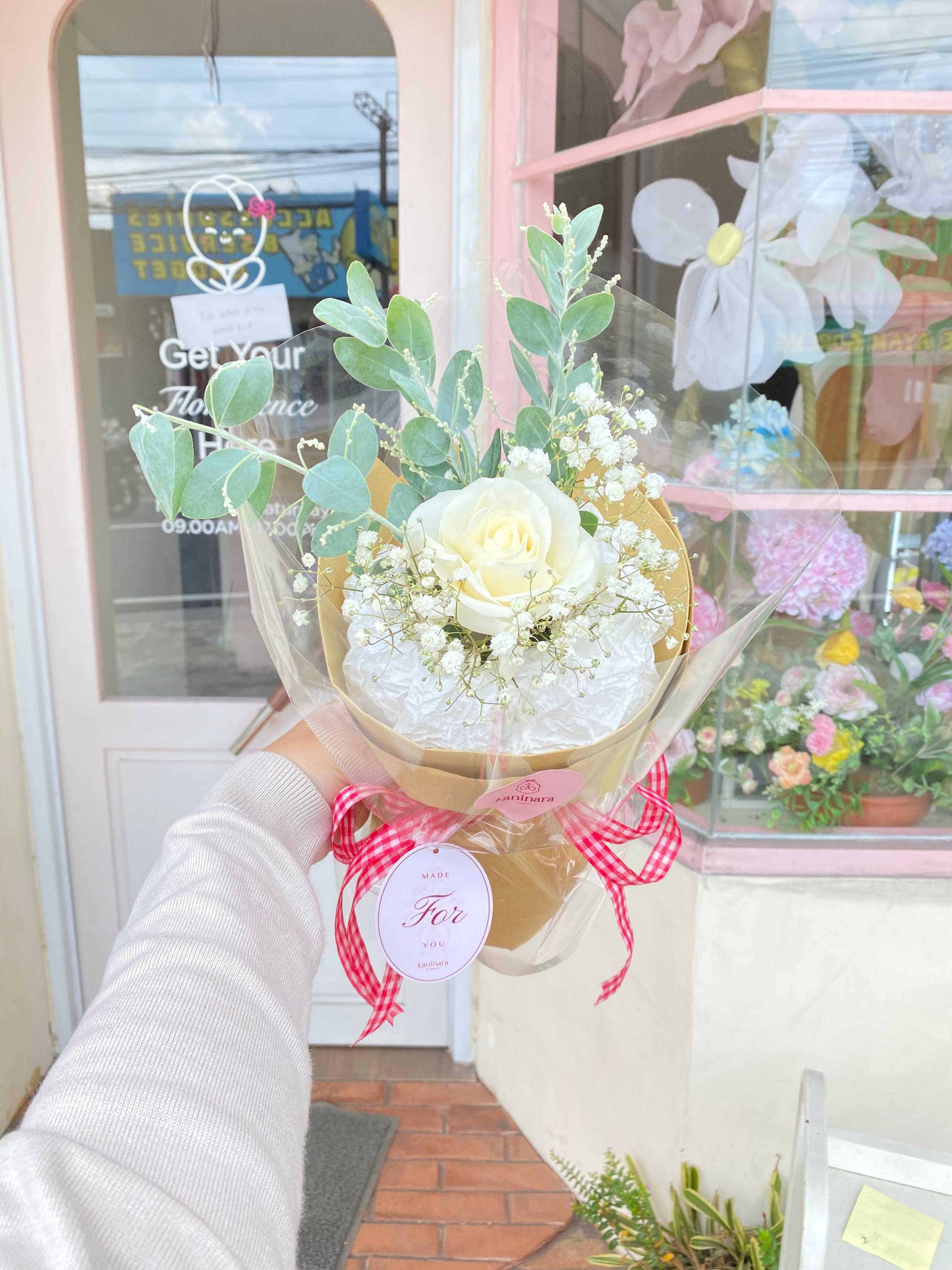 White Little Rose