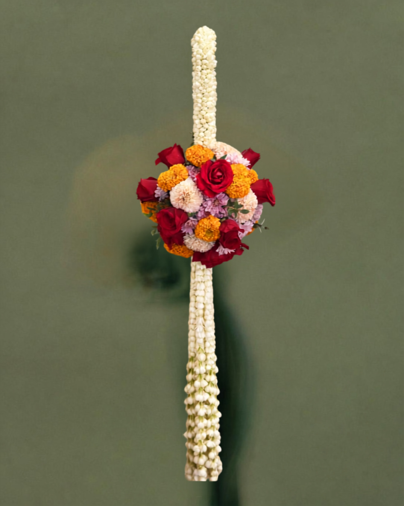 Pomander Jasmine Rose Ball Red Orange