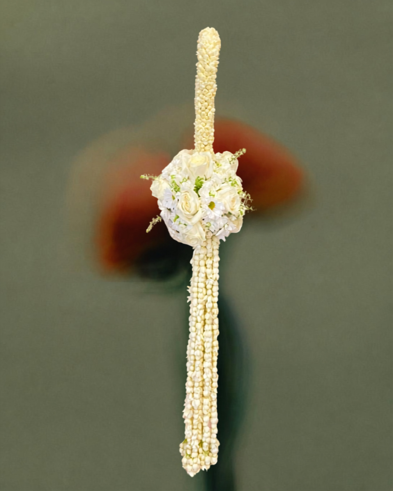 Pomander Jasmine Rose Ball White
