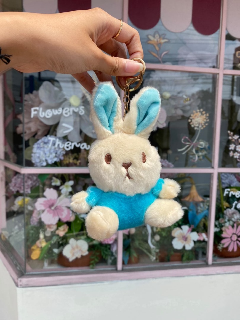 Gantungan Kunci Kelinci Biru